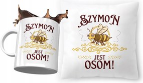 Simon párna ajándék bögre szett fényképes nyomtatással