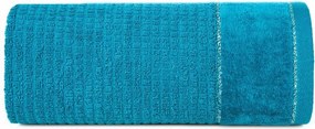 Törölköző Glory 2 70x140 türkiz sötét velúr