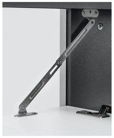 Fehér-antracitszürke fali mosdó alatti szekrény 80x53 cm Wisla – Støraa