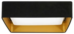 Brilagi - LED mennyezeti lámpatest VELVET SQUARE LED/24W/230V fekete