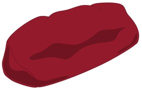 Bordó Relax Babzsák Kanapé Huzat