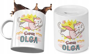 Olga Bögre Persely Szett Gyerekeknek Nyomtatott Fotóval