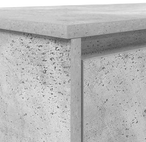 betonszürke forgácslap íróasztal 120x42x76 cm