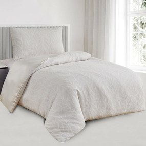 Alabama bézs színű jacquard ágynemű, 140 x 200 cm,70 x 90 cm