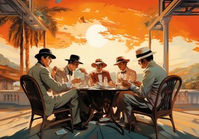 Poszter 100x70cm Ülés a Trópusokon