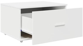 gördíthető fiókos szekrény Fehér 55x45x33.5 cm MDF