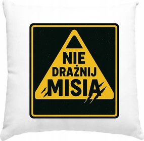 Párna Szett Figyelmeztető Felirattal Ne ingereld a mackót Fekete