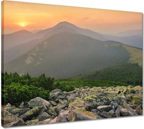 Vászonkép 50x40 Hegyi táj Tájkép