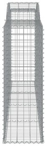 11 db íves horganyzott vas gabion kosár 300x50x140/160 cm