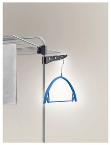Szürke-ezüstszínű ruhaszárító 22 m Thunder – Metaltex