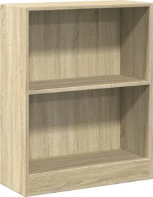 vidaXL sonoma tölgy színű szerelt fa könyvespolc 60 x 24 x 76 cm