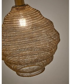 Aranyszínű függőlámpa fém búrával ø 30 cm Sarraco – Kave Home