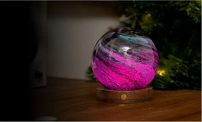 Sötétbarna-sötét natúr színű USB fénydekoráció ø 12 cm Stellar Ocean – Gingko