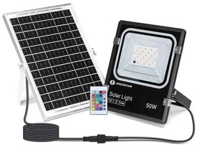 Aigostar B.V. Aigostar - LED RGB Dimmelhető napelemes reflektor LED/50W/3,2V IP66 + távirányító AI1854
