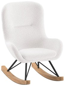 Fehér buklé gyerek hintaszék ROCKY – Vipack