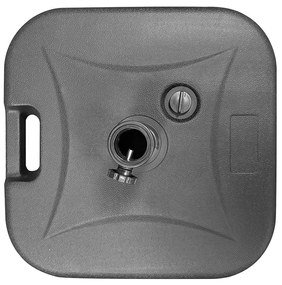 Tölthető napernyő talpak több típusban-négyszög alakú talp