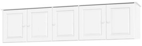Felső szekrény 5 ajtó 8855B fehér lakk