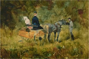 Kép - Henri de Toulouse-Lautrec, The Trap, reprodukciók (90x60 cm)