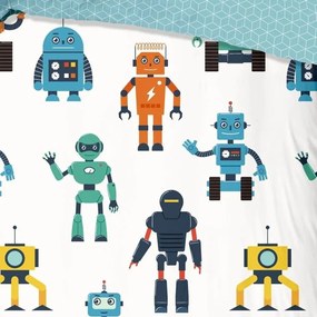 Robots gyermek pamut ágyneműhuzat garnitúra, 140 x 220 cm - Good Morning