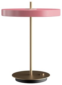 Rózsaszín LED dimmelhető asztali lámpa fém búrával (magasság 41,5 cm) Asteria Table – UMAGE