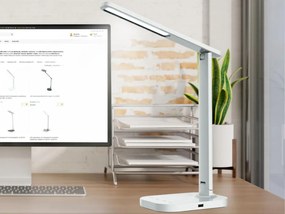 LED lámpa KIARA 7W dimmelhető, USB + éjszakai fény + időzítő - DL4304/W