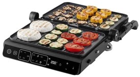 Concept ge3600 - Kontaktgrill mit Temperatursensor GLASS 2000W/230V schwarz