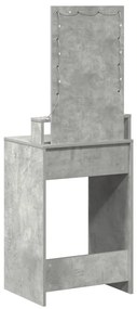 Öltözőasztal LED világítással Betonnedv Hossz 50x41x140 cm