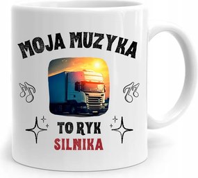 A Sofőr Számára A Zene Bögre A Motor Pofája, fényképes nyomtatással