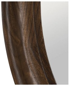 Fali tükör tömörfa kerettel ø 110,5 cm Paula – Ixia