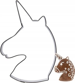 Lyukasztó Mézeskalács Keksz Forma Rozsdamentes Acél Unikornis