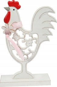 Nagy Húsvéti Kakas Fa Asztal Dekoráció 17 cm Húsvéti Dekoráció