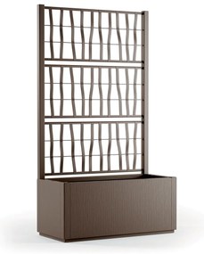 STEFANPLAST ETHICA virágtartó rácsos/rácsos virágtartó 80cm, világosszürke