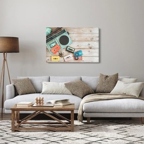 Kép - retro rádió (90x60 cm)