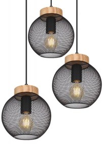 Globo 15663-3H - Csillár zsinóron PABLO 3xE27/60W/230V