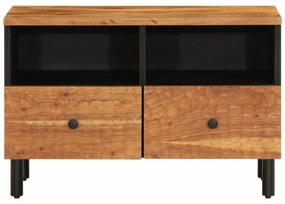 tömör akácfa TV-szekrény 70 x 33 x 46 cm