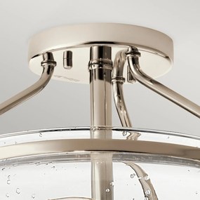 Quintiesse BELLE QN-BELLE-SF-PN Plafonlámpa 3x40W/E14