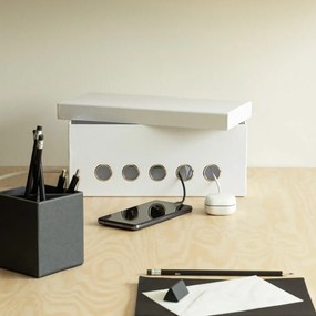 Fehér karton rendszerező kábelekhez Cordy Paper Laminate – Bigso