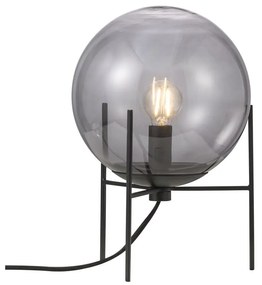 NORDLUX Alton asztali lámpa, fekete, E14, max. 15W, 20cm átmérő, 47645047