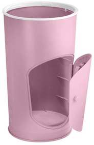 Rózsaszín műanyag szemetes pelenkákhoz 25 l Whale – Kindsgut