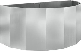 vidaXL Növénytartó Ezüst 120 x 60 x 50 cm Horganyzott acél