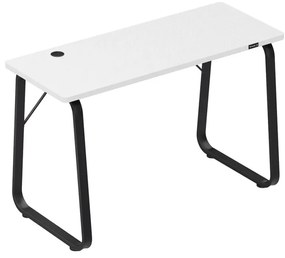 Gamer asztal 120 cm x 48 cm fehér