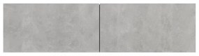 betonszürke szerelt fa TV-szekrény 120 x 30 x 30 cm