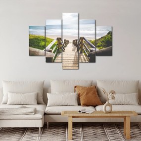 Kép - Bejárat a strandra (150x105 cm)