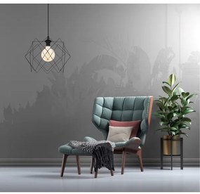 Csillár zsinóron GALL 1xE27/60W/230V fekete