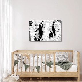 Kép - Street art - zűrzavar (90x60 cm)