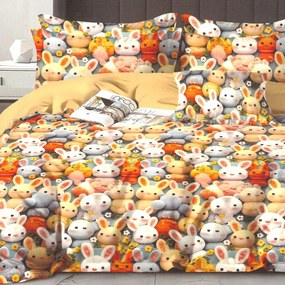 Gyerek ágyneműhuzat NINO BUNNY 100x140 cm