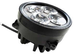 LED Traktor spotlámpa BLACK LED/20W/10-30V IP69 5700K kerek