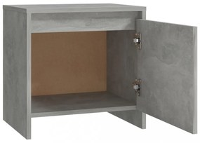 betonszürke szerelt fa éjjeliszekrény 45x34x44,5 cm