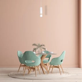 Csillár zsinóron VIDAR 1xGU10/25W/230V fehér