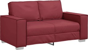 vidaXL Kanapé Bordó 160 x 80 x 84 cm szövet